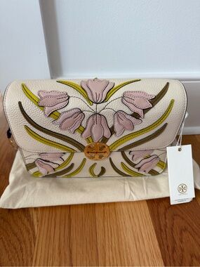 Tory Burch CHELSEA APPLIQUE
CONVERTIBLE SHOULDER BAG
